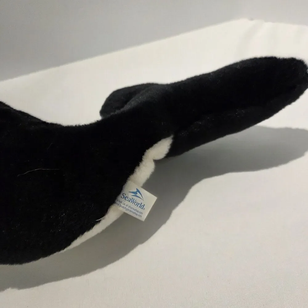 Vintage Shamu Plush Sea World Orca Killer Whale, 21” Large Stuffed Animal